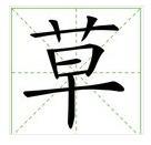 百度文库古诗 草>怎样占田字格