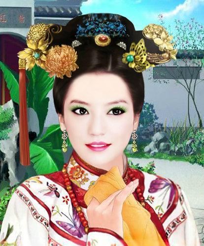 还珠格格全部人简笔画美丽