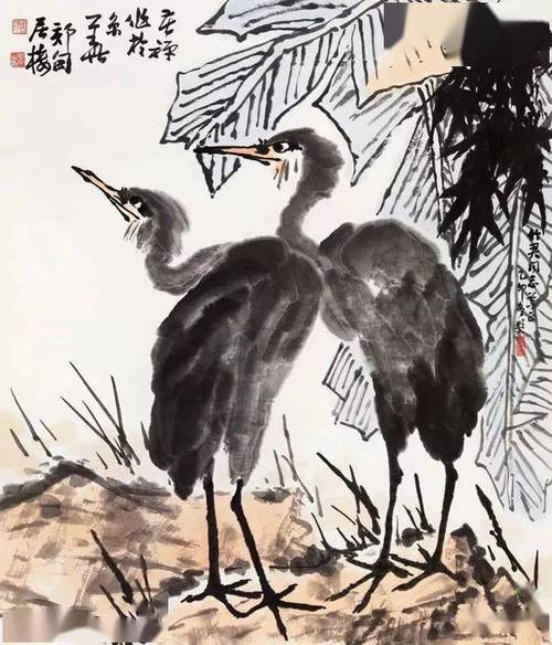 李苦禅 鹭鸶