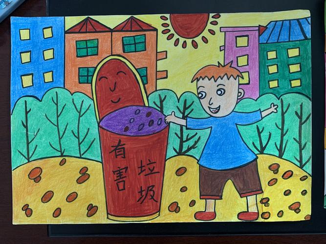 其它 美丽中国 我是行动者——五家渠二中环保绘画比赛 写美篇 六年级