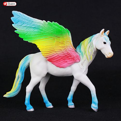 儿童仿真童话故事神话动物神兽精灵灵马独角兽天马仿真