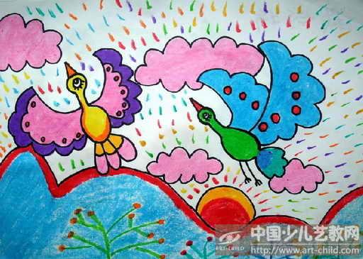 作品名称:  《飞翔的鸟儿》