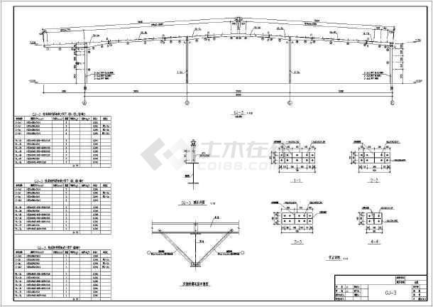 某3×20米跨门式刚架厂房结构设计施工图