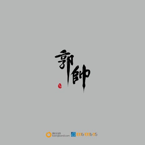 《郭帅》 loongbrand龙品道 以人之名,字体