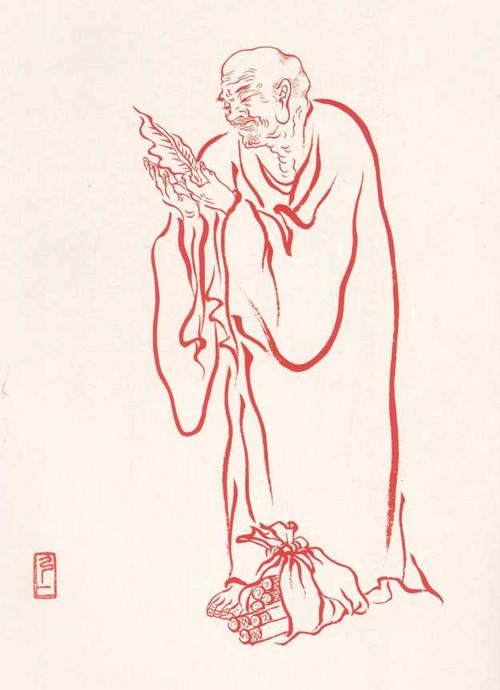 弘一法师罗汉图106幅香儿xianger