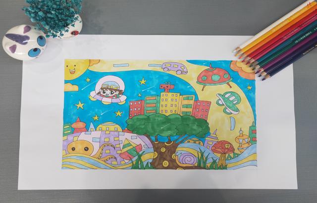 科幻画怎么画,论一等奖的科幻画是怎样"炼"成的