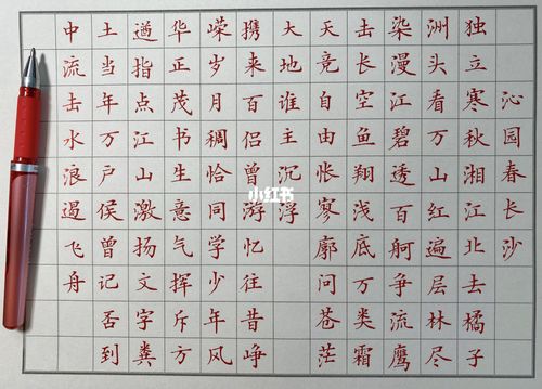 硬笔书法《沁园春.长沙》原画质欣赏