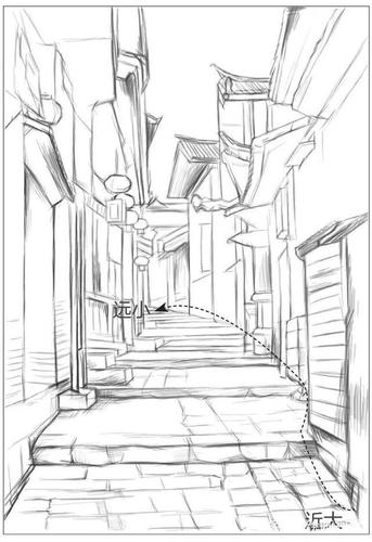 零基础绘画透视教程:分步骤讲解透圆形的透视及近大远小的规律