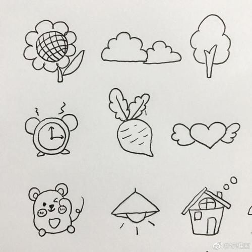 63种简单的线条画