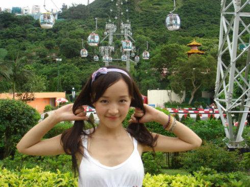 【图】廖景萱可爱的个性 有着大眼睛和娃娃脸