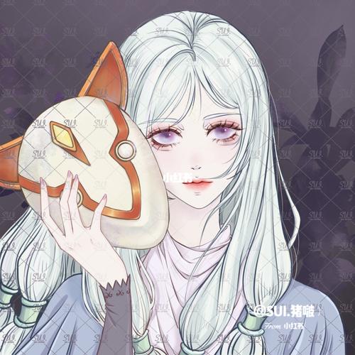 光遇雨妈头像_面具_光遇_素材_头像