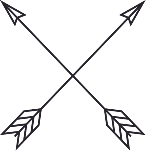 交叉箭头 crossed arrows