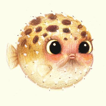 小河豚 我是一只气鼓鼓的小鱼 前两天在知乎上写了个文章说自己被