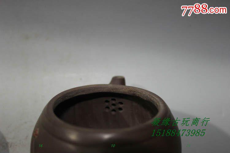 宜兴老紫砂壶原矿老紫泥砂全手工贴泥梅花报春刘建英功夫茶具