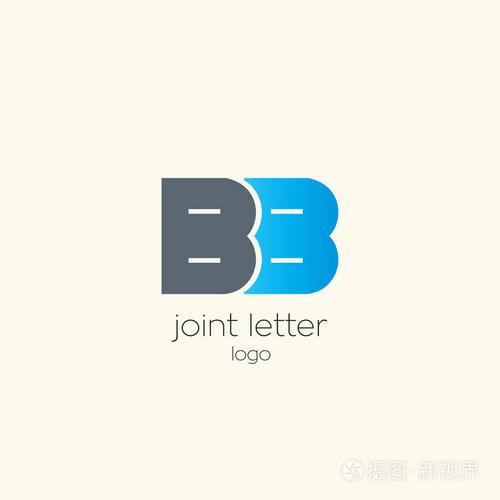 黑体字母徽标bb
