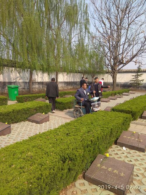 2019清明节我在兖州烈士陵园拍照(三)兖州一中志愿者,济宁团体自发