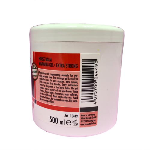 德国原装马栗膏乐按摩凝胶krauterhof热活马膏马油缓解疼痛500ml
