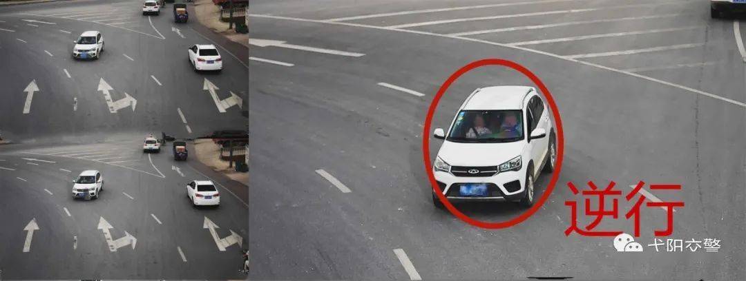 以下路段或路口易出现逆行现象(动态图来源网络)造成难以想象的后果