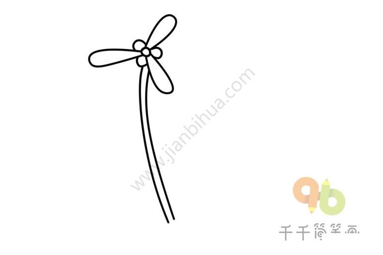 兰花简笔画图片