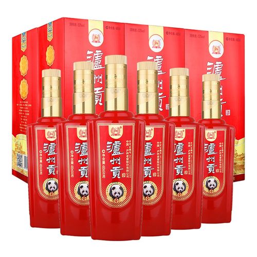 泸州老窖 泸州贡a5白酒 52度480ml*6瓶婚庆喜酒