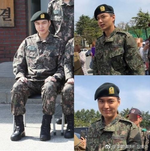 [李敏镐][新闻]180424 陆军训练所捕捉到李敏镐"什么时候退伍 ?