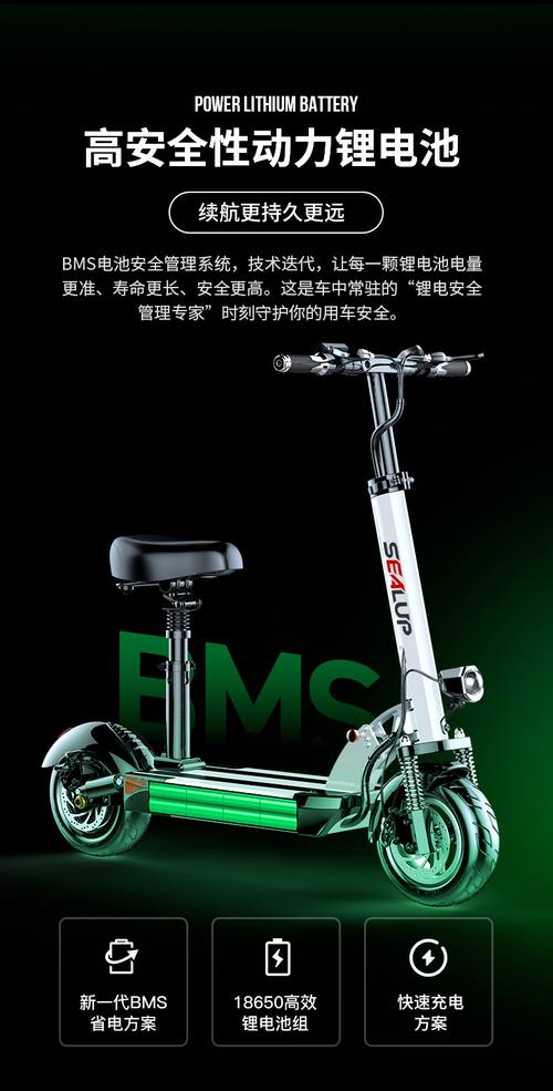 希洛普电动滑板车坐骑折叠电动车代驾两轮代步车小型车迷你车48v黑