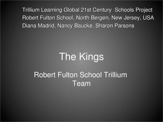 the kings robert fulton school trillium team trillium learning