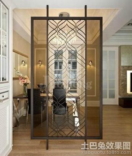 餐厅玻璃屏风装修效果图