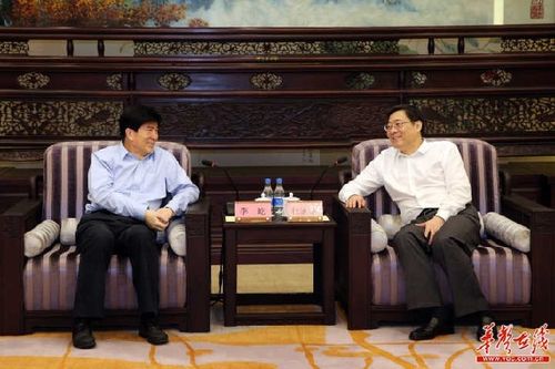 中国文联党组书记来湘调研文艺工作 杜家毫与李屹座谈