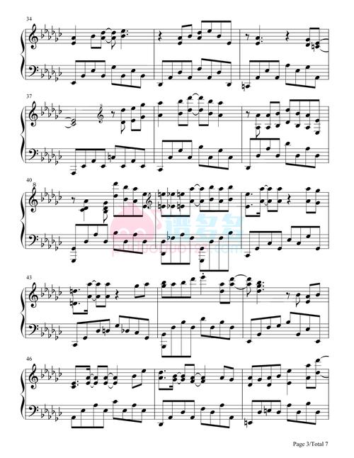 王一博《熹微》钢琴谱(电视剧《有翡》插曲)