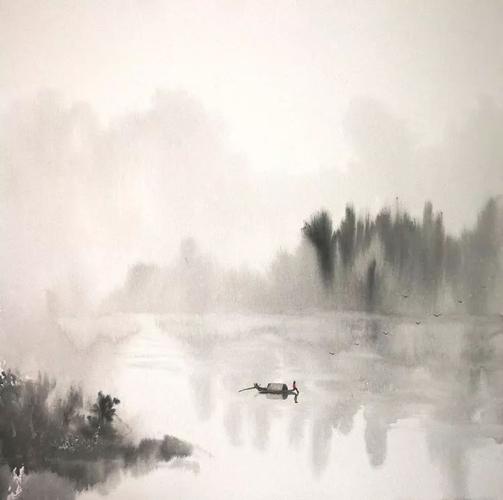 诗情画意,唯美脱俗——冯少帅写意水墨画欣赏