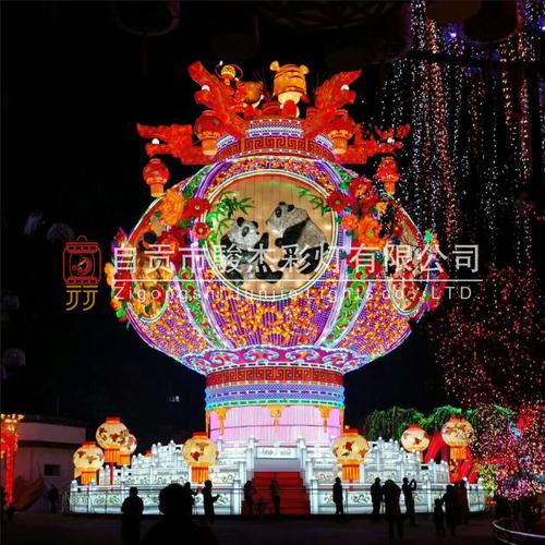 2022虎年春节元宵节日灯会花灯设计制作自贡彩灯灯展