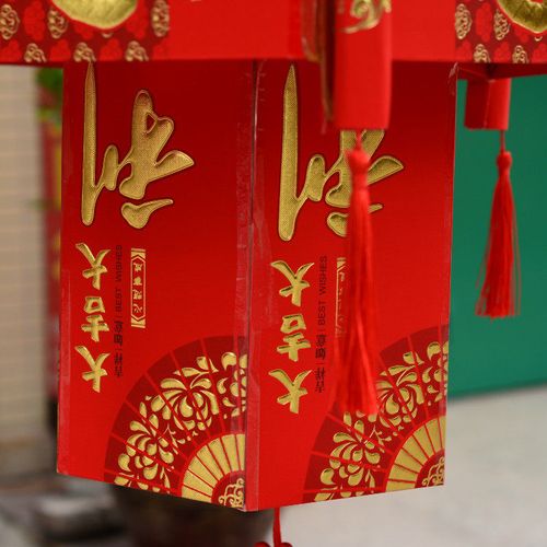 新年春节手工幼儿园六角宫灯红包灯笼