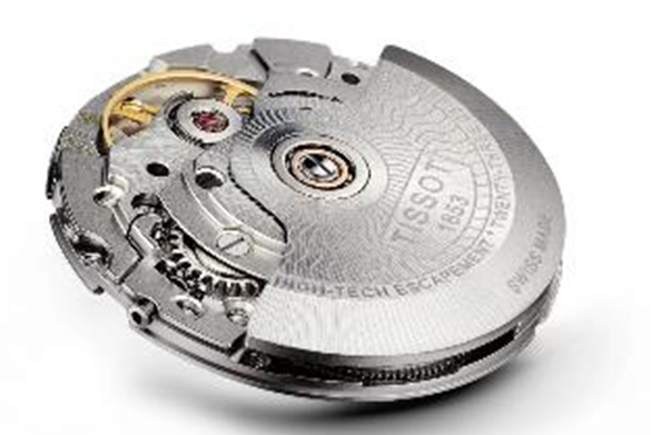 天梭力洛克系列腕表搭载机械动力80机芯