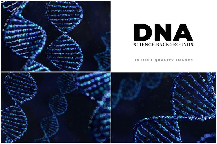 10款dna链条高清背景图片素材dna–10sciencebackgrounds