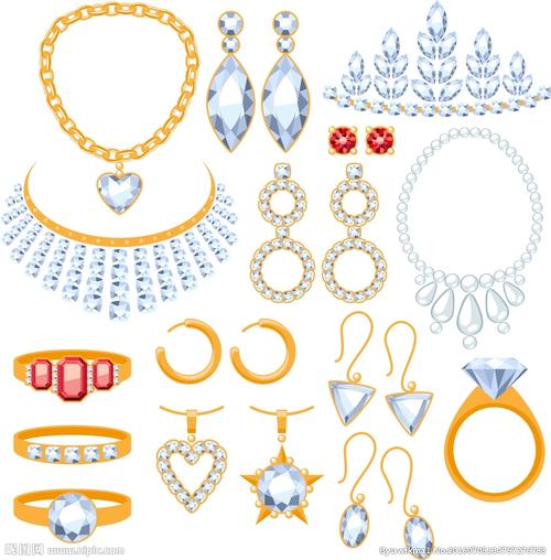 精美钻石戒指珠宝矢量素材设计图__卡通设计_广告设计