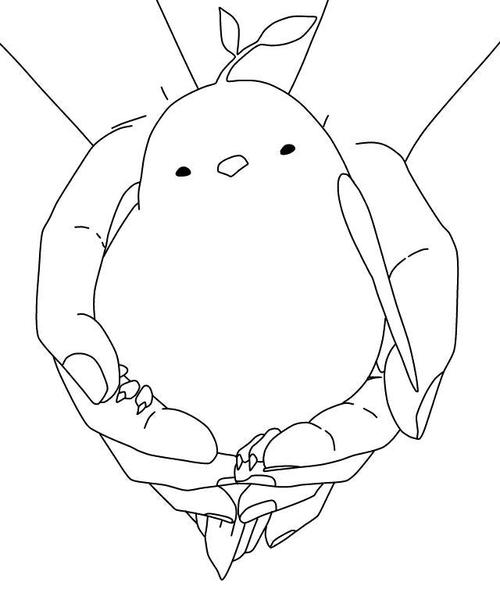 鸟儿 橡皮章素材