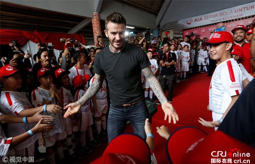 贝克汉姆出席公益活动 现场火爆小粉丝争相求互动