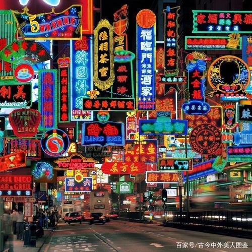 70,80年代的香港街头,满大街的招牌让人眼花缭乱