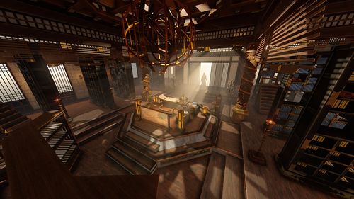 影视场景设计-藏书阁