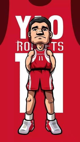 篮球壁纸中国长城姚明高清大图