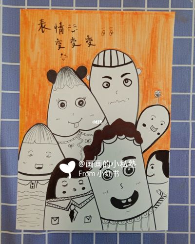 表情变变变5-6岁少儿创意美术课件ppt_创意美术_ppt_少儿创意美术