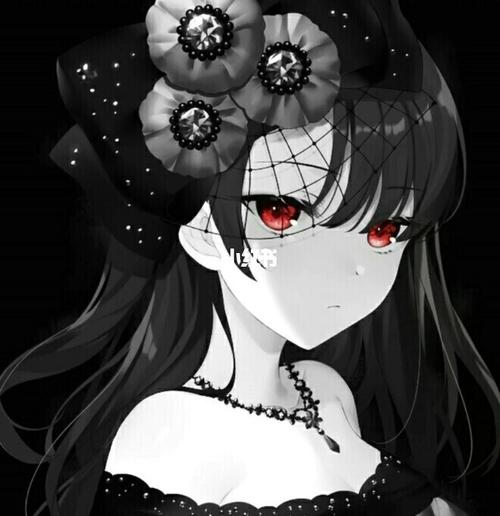 暗黑系头像女_暗黑系_素材_头像