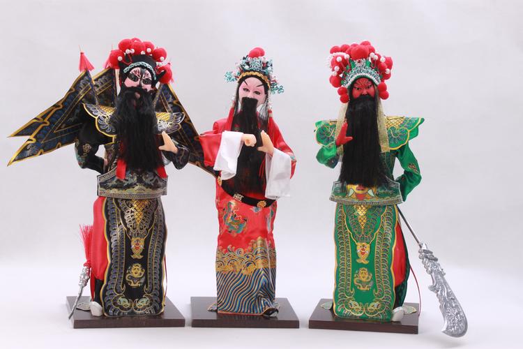 三国人偶摆件