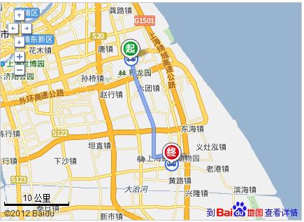 上海浦东川沙镇离南汇多远