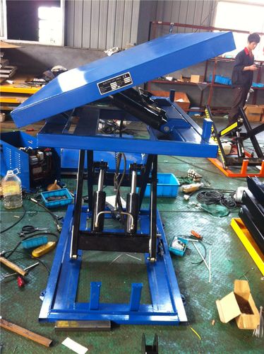 厂家定做 倾斜电动旋转平台车固定式液压升降平台 翻转侧翻升降机