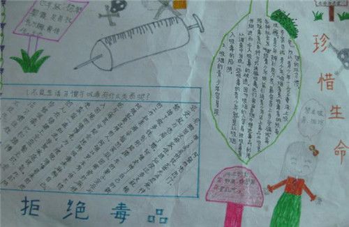 小学生禁毒手抄报图片2020 | 《范文啊》精品范文学习网站:作文大全
