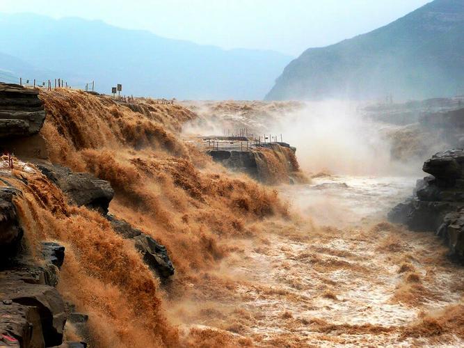 【《黄河壶口瀑布》摄影图片】壶口瀑布风光摄影_镜摄