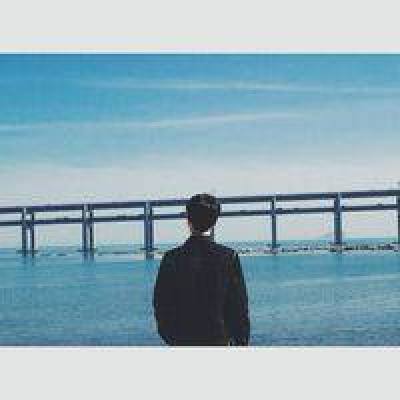 男生头像背影帅气大海