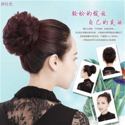 甜美微卷c迷你神器盘发器扎头发造型卷发发饰假丸子头
